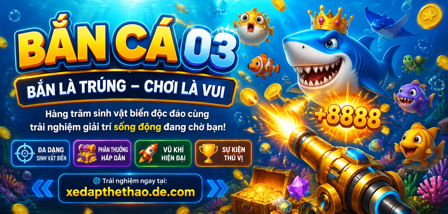 Khung hướng dẫn bắn cá đổi thưởng cho người mới